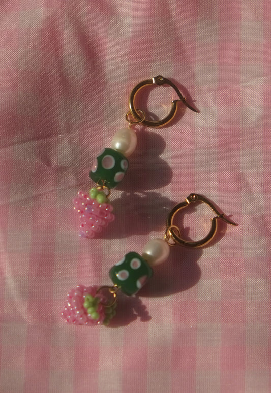 Merry Berry Hoops Earrings