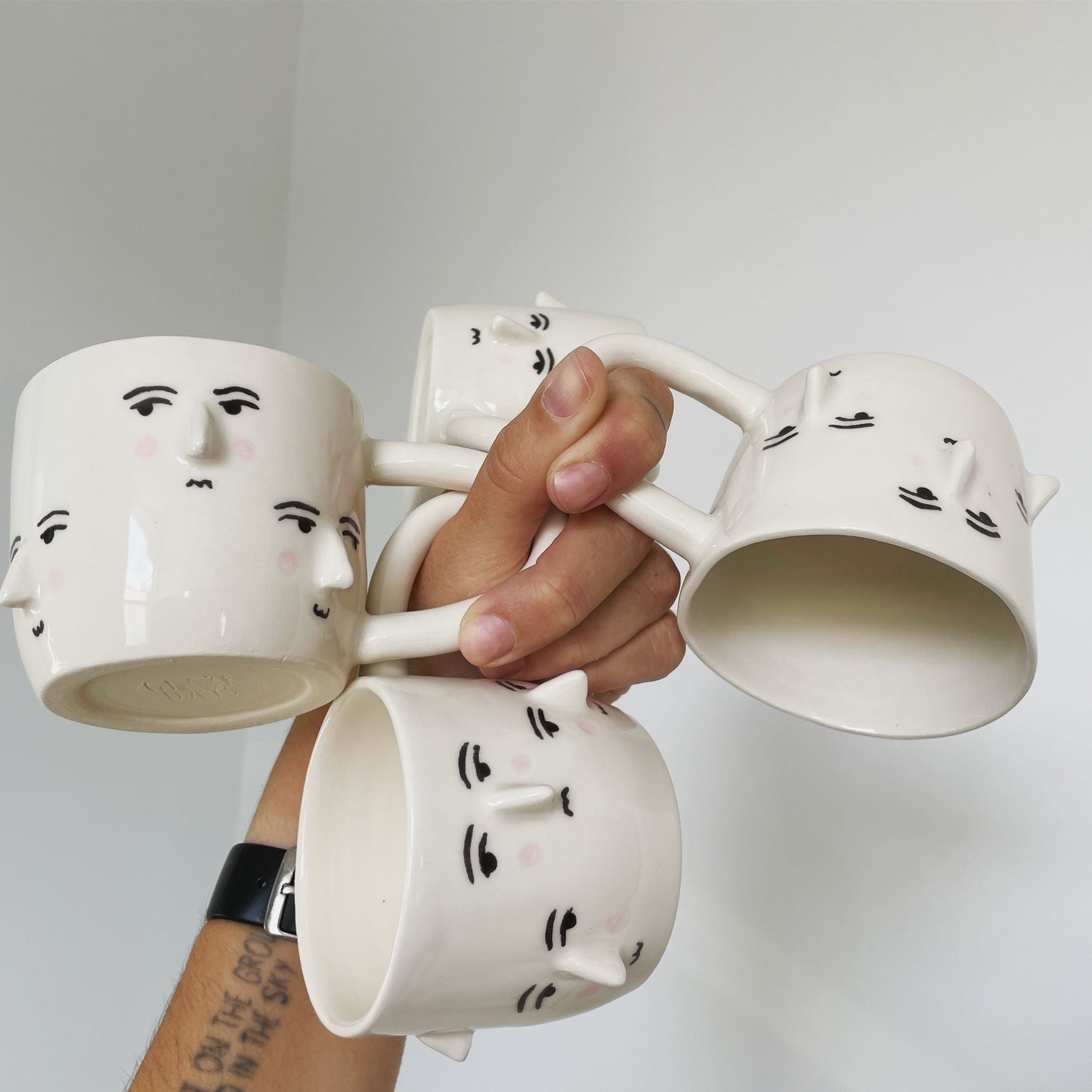 Moon Face Cortado Mug
