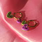 Lots of Hearts Chunky Hoops Earringse