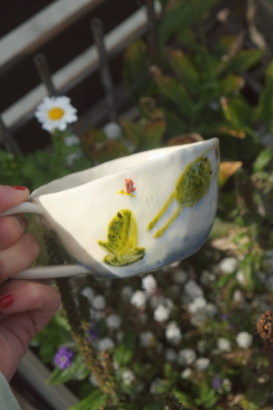 GD + Brenda Torres: Frog Hop Butterfly Big Mug