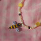 Beaded Bee Freshwater Pearl Stainless Steel adjustable Necklace