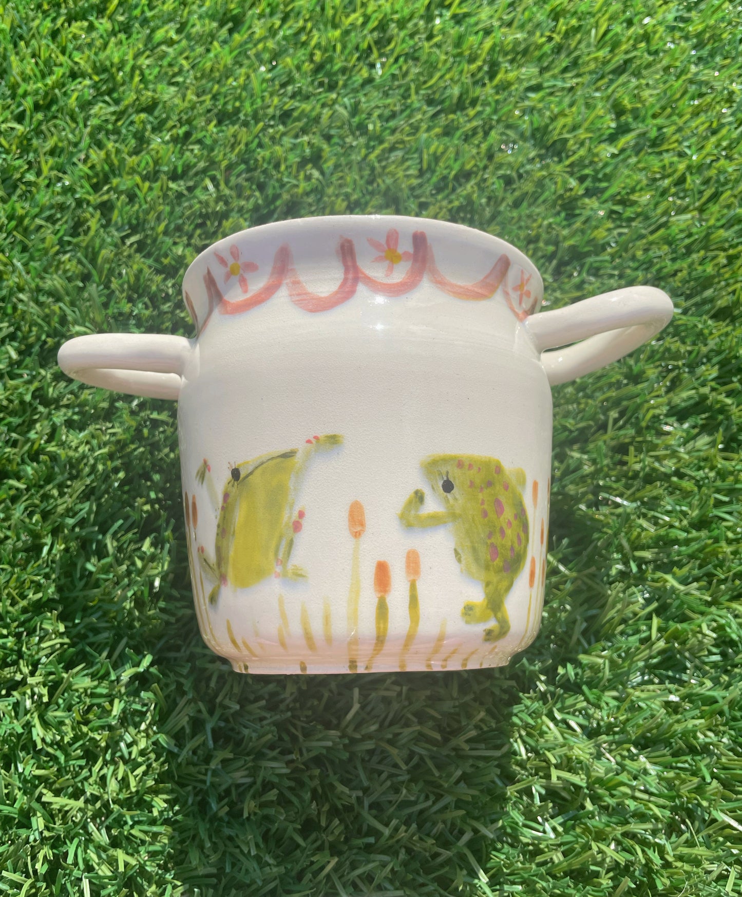 GD + Brenda Torres: Dancing Frog Small Vase