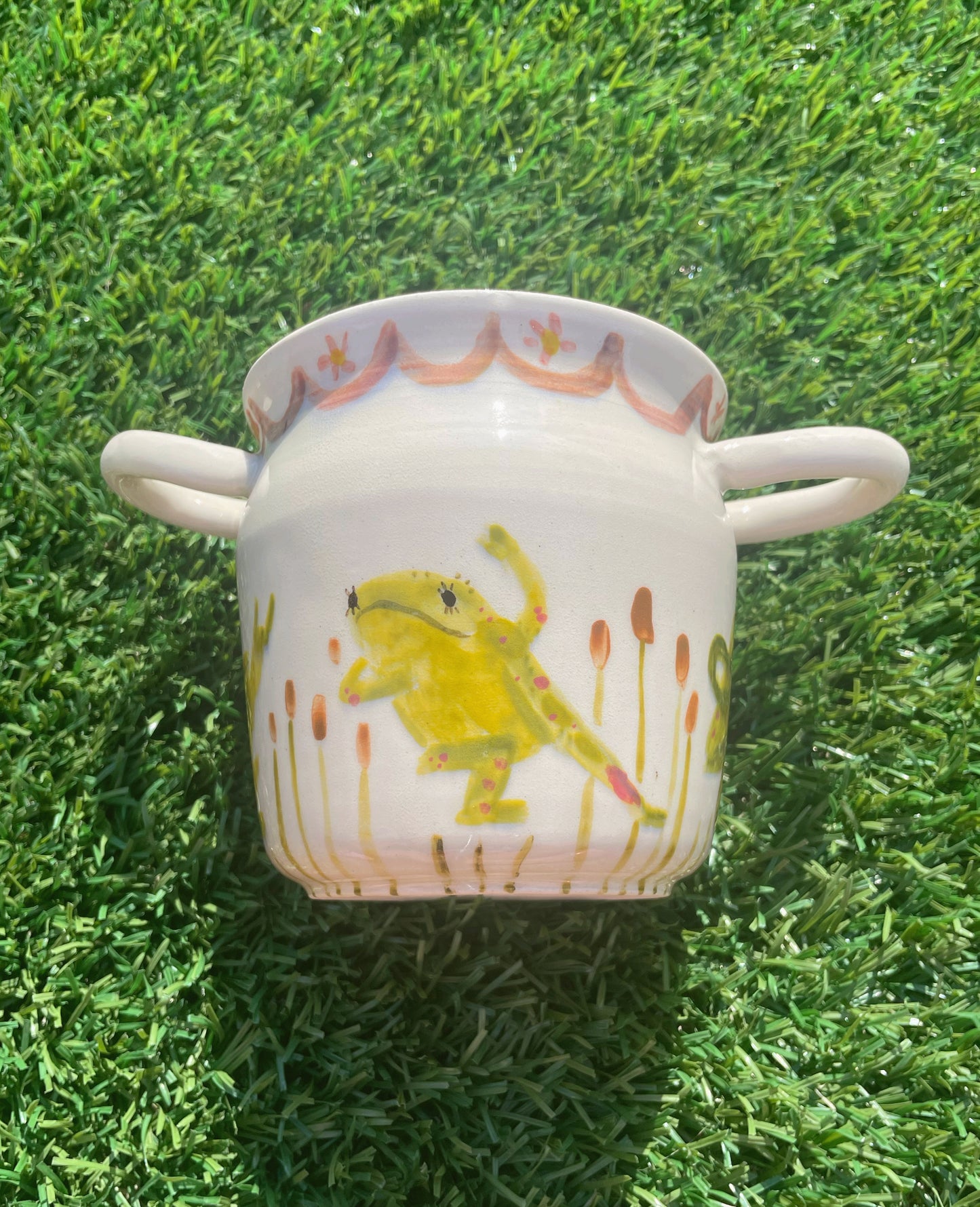 GD + Brenda Torres: Dancing Frog Small Vase