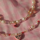 Reversible Heart Face Freshwater Pearl Stainless Steel Bracelet