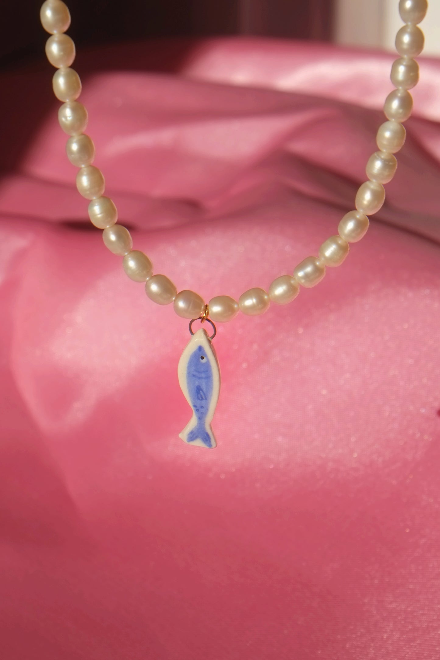 Fish Freshwater Pearls Necklace