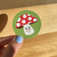 Mushroom Face Sticker