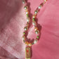 Sweet Tulip Face Freshwater Pearl Necklace