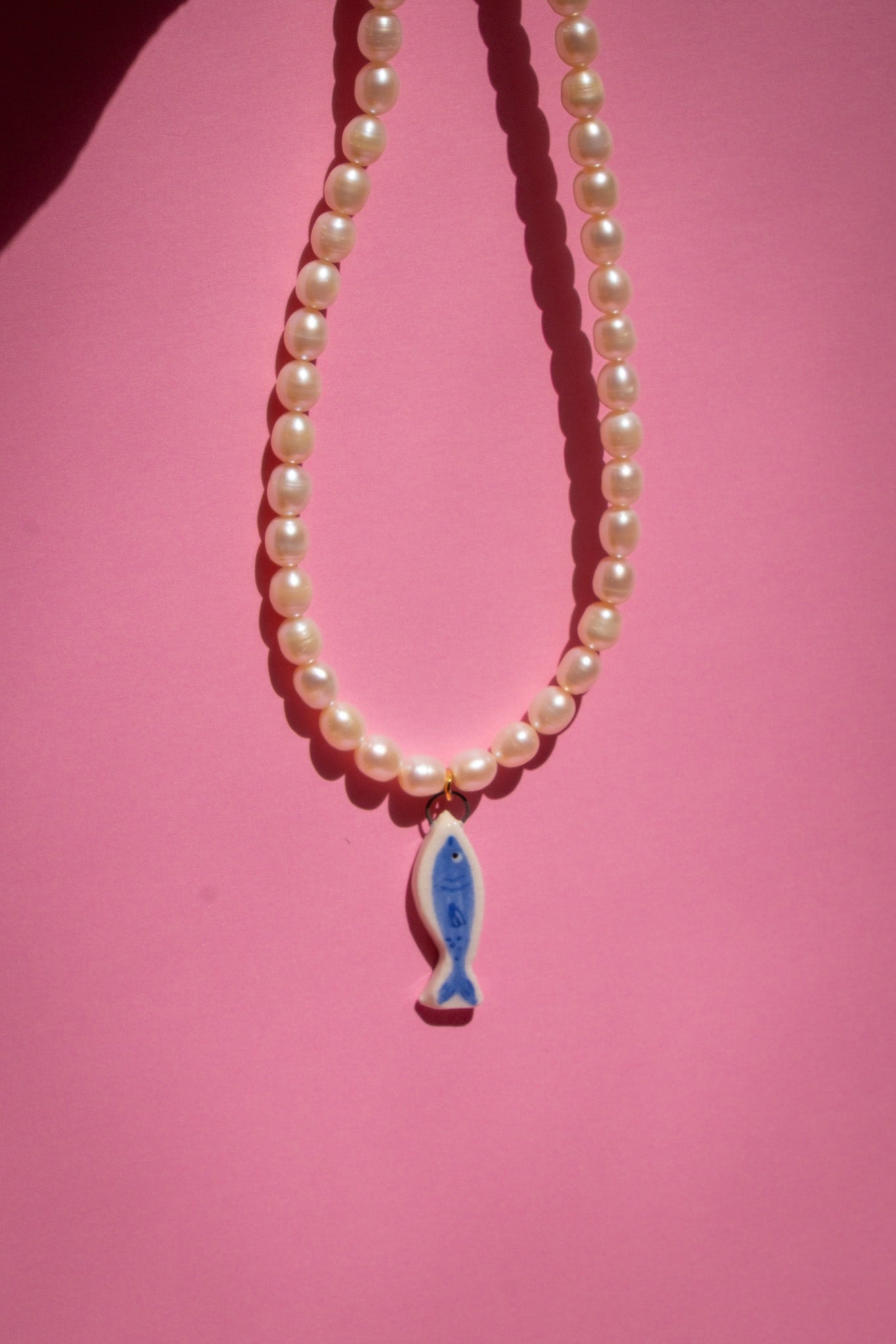 Fish Freshwater Pearl Necklace