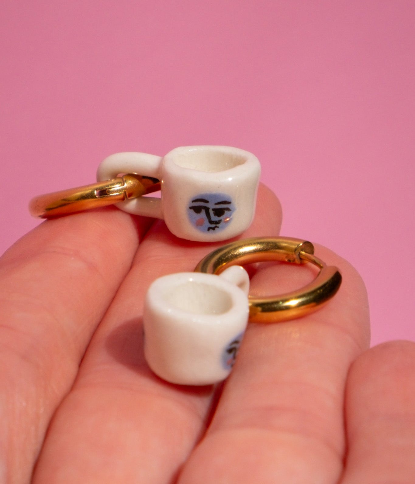 Moon Face Coffee Hoops