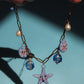 Starry Night Porcelain Chain Necklace