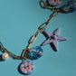 Starry Night Porcelain Chain Necklace