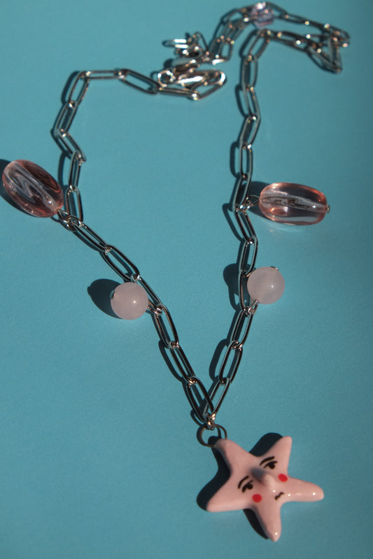 Supernova Porcelain Chain Necklace