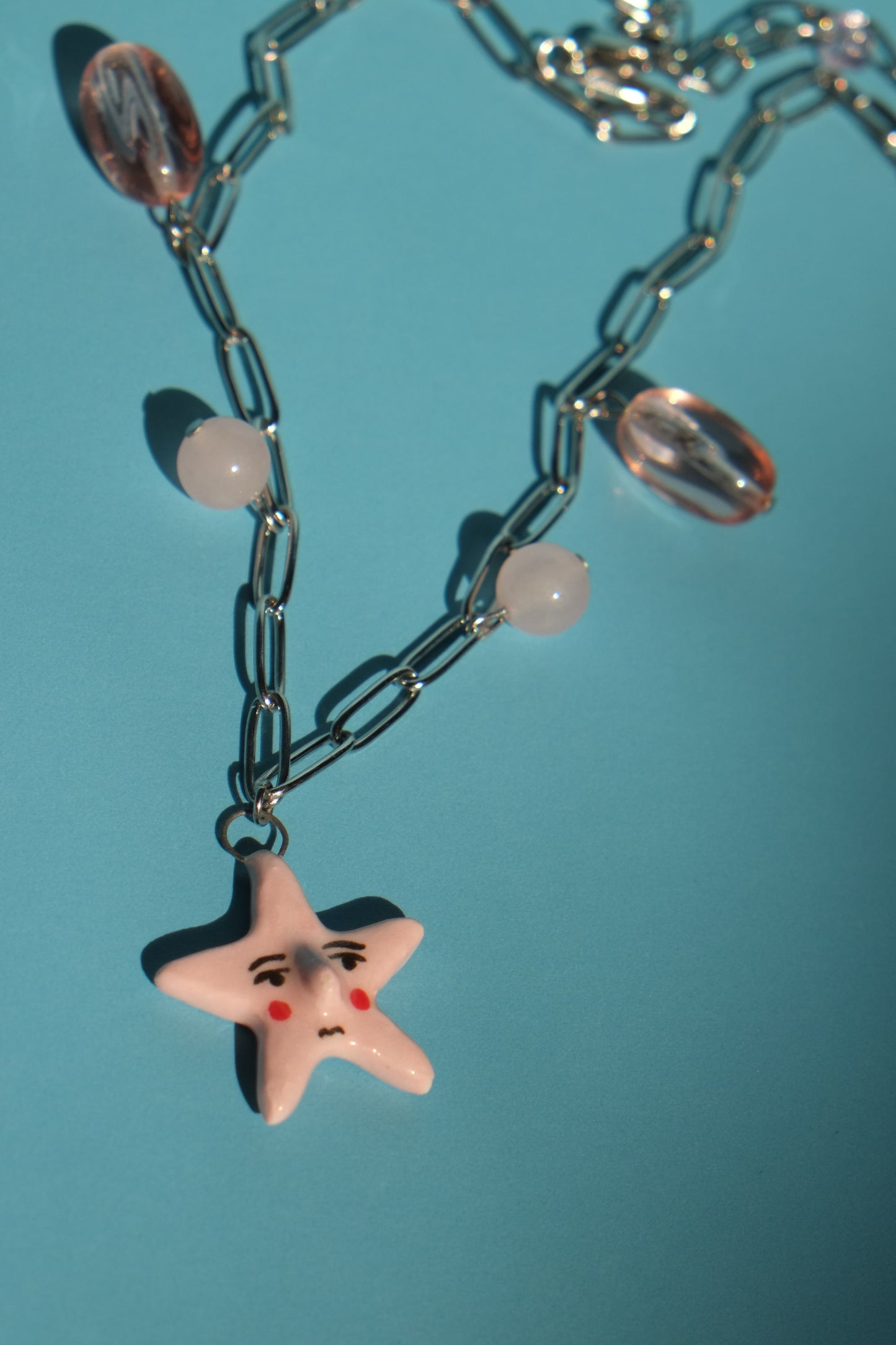 Supernova Porcelain Chain Necklace