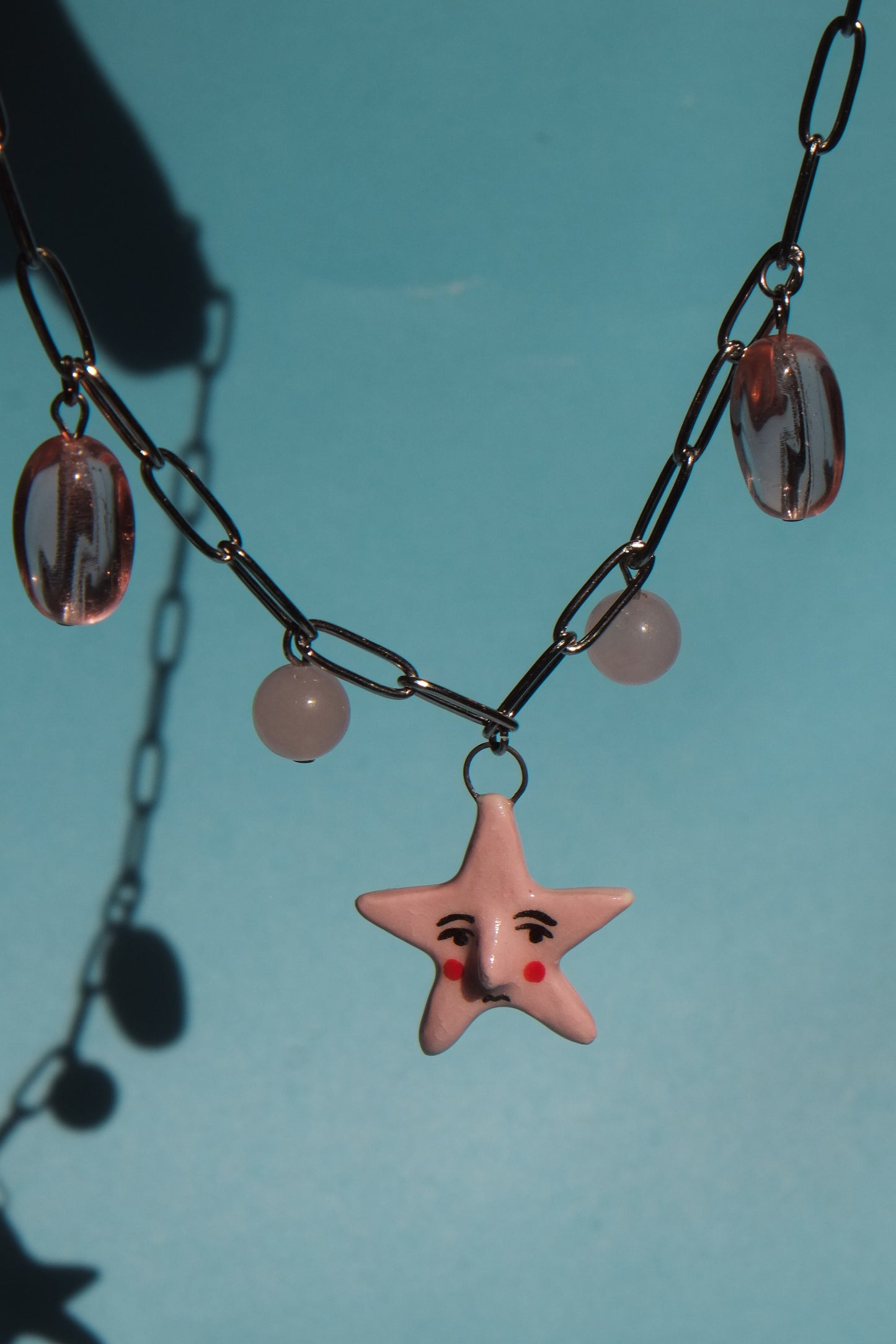 Supernova Porcelain Chain Necklace