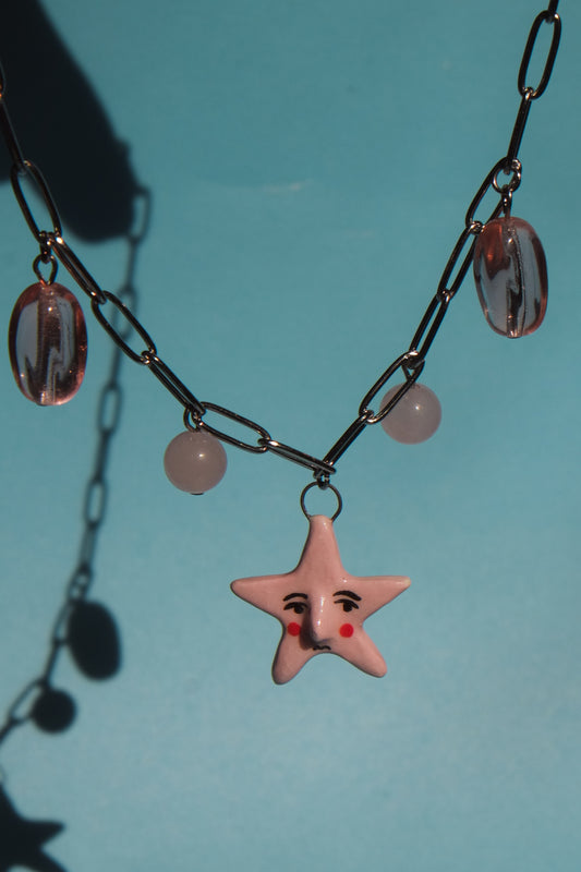 Supernova Porcelain Chain Necklace