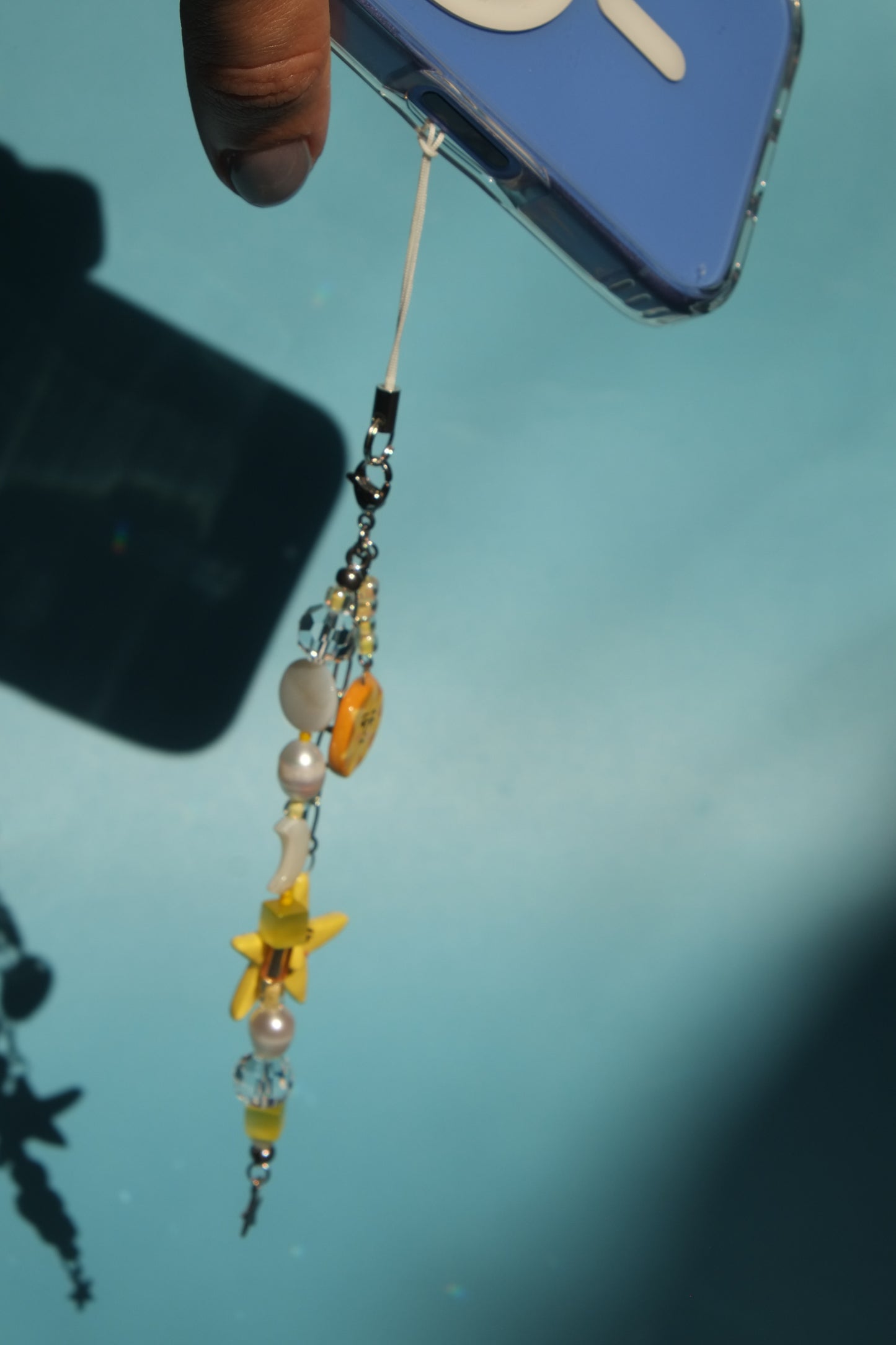 Yellow Shooting Star Reversible Charm