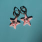 Lavender Daydreamer Chunky Hoops Earrings