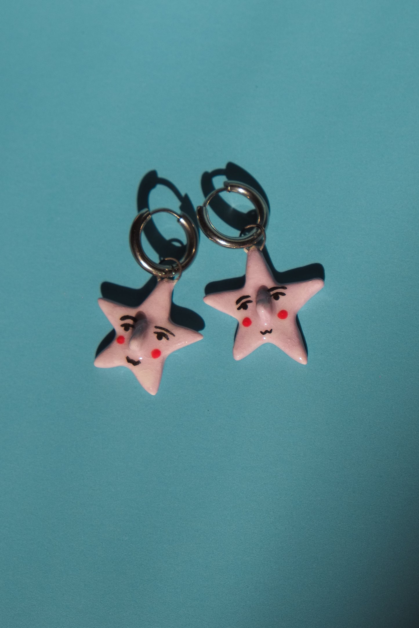 Lavender Daydreamer Chunky Hoops Earrings