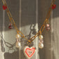 Be my Valentine Porcelain Chain Necklace