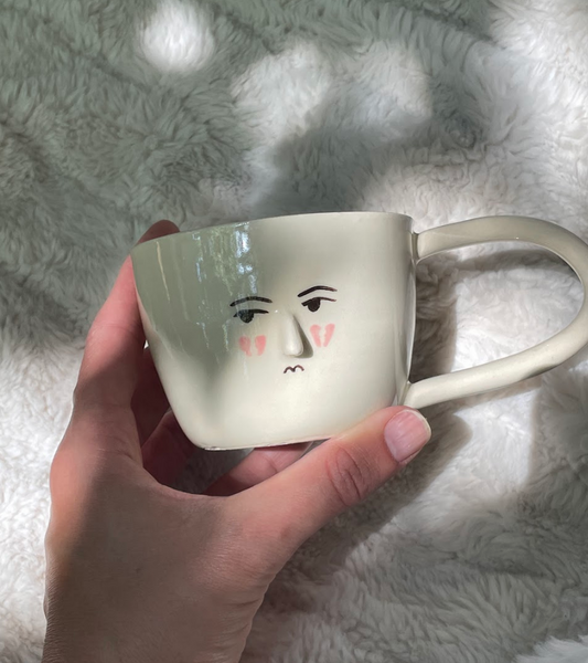 The Heart Face Cortado Mug