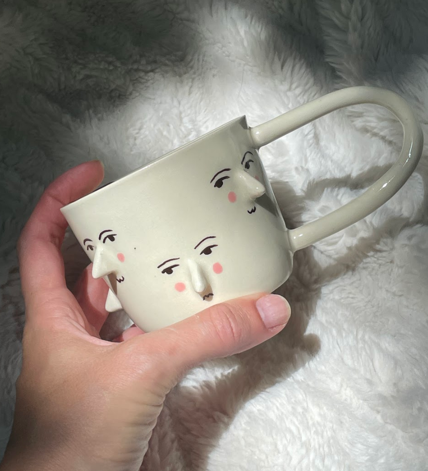 The Moon Face Cappuccino Mug