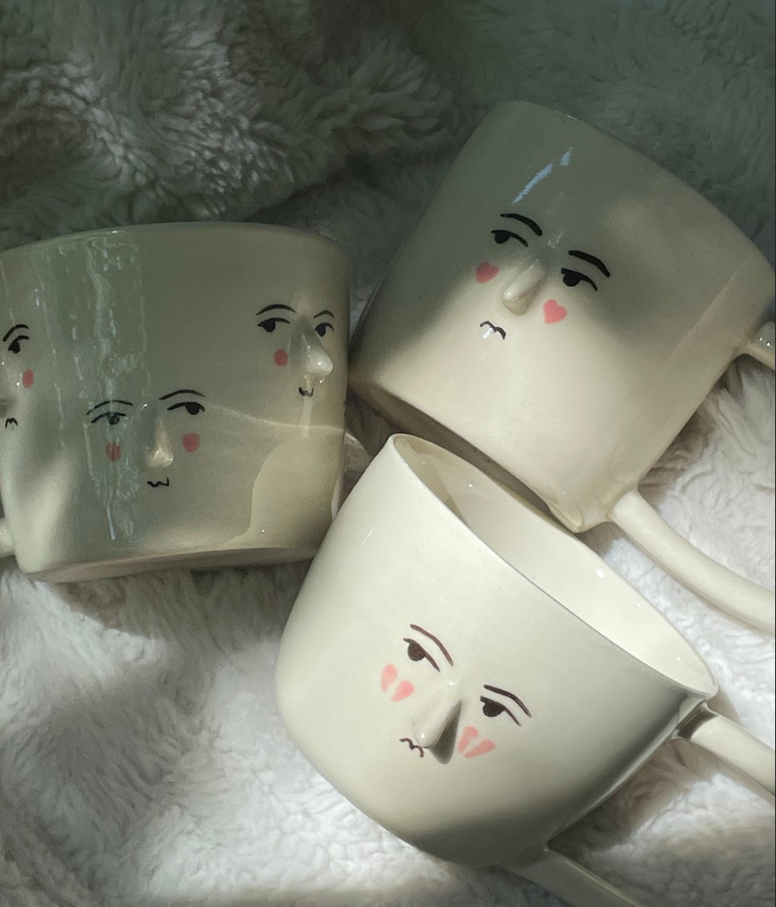 The Moon Face Cappuccino Mug