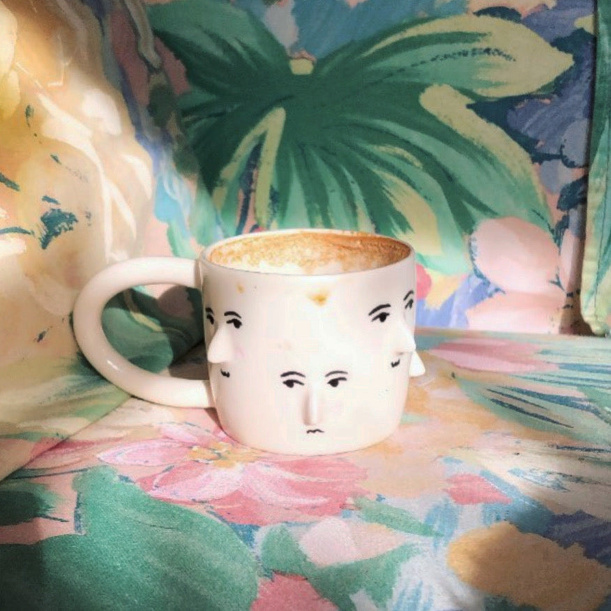 Moon Face Cortado Mug