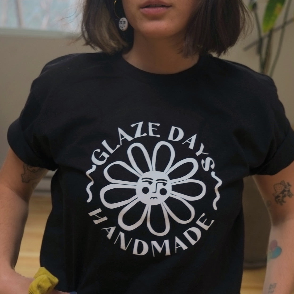 Flower Face Logo T-Shirt