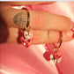 Lots of Hearts Chunky Hoops Earringse